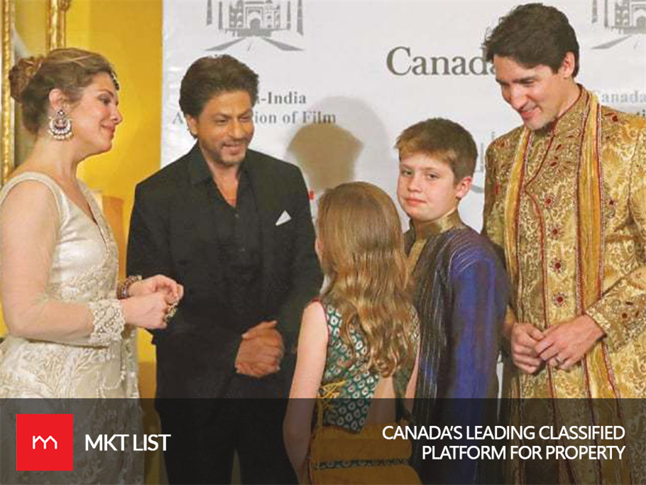 LIVE UPDATES - Superstar SRK Meets Justin Trudeau & Family!