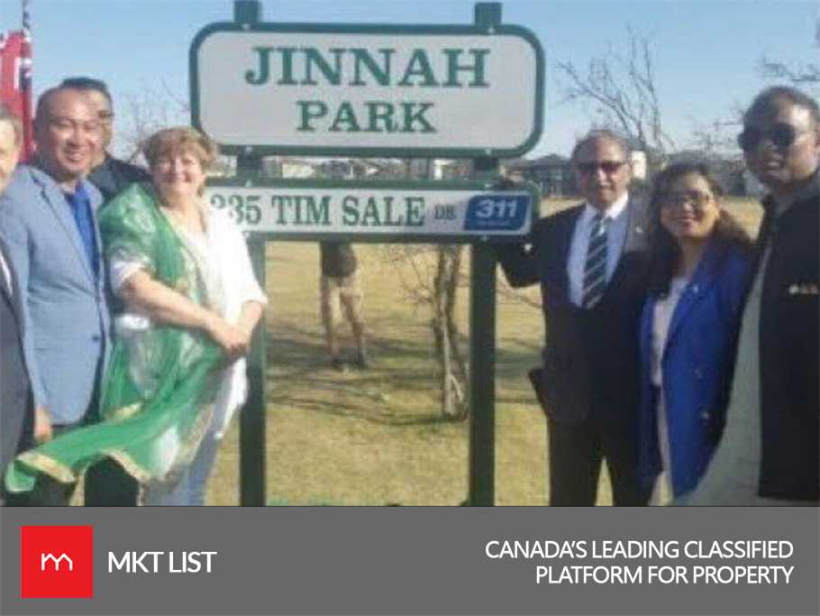 Good News: A New Park Inaugurates in Canada Named After the Founder of Pakistan! 