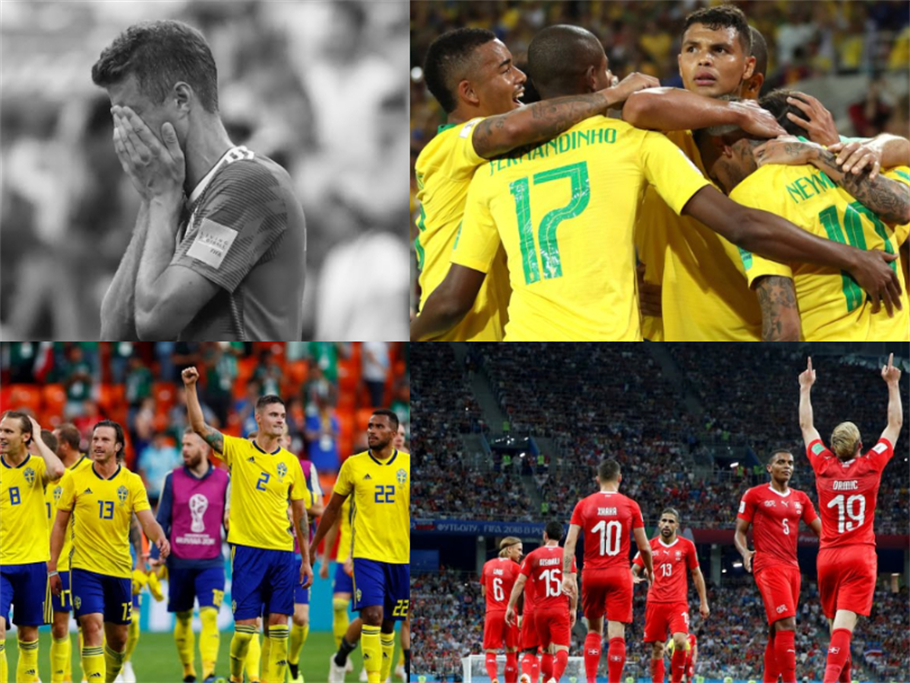 Germany Crash Out,Brazil Cruise In!!Enthralling Day 14 At FIFA World Cup 2018!