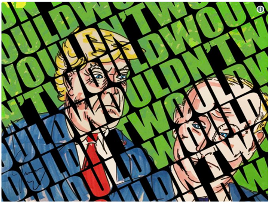 Jim Carrey's Latest Artwork Shows Donald Trump's Stance On Vladimir Putin!